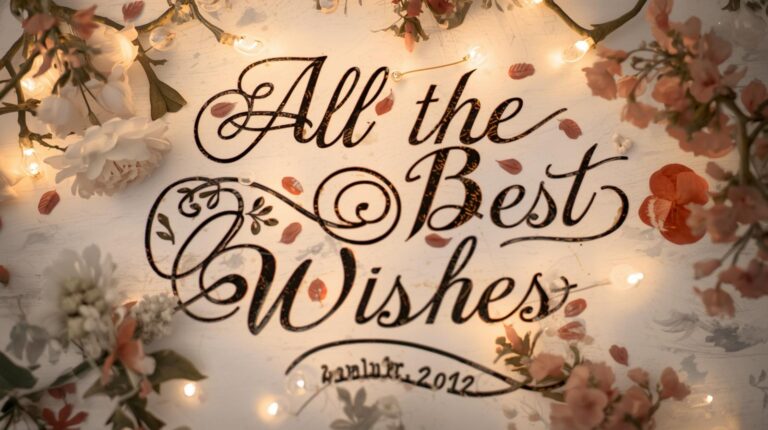All the Best Wishes: Meaningful Quotes and Messages