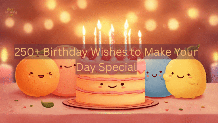 250+ Birthday Wishes to Make Your Day Special