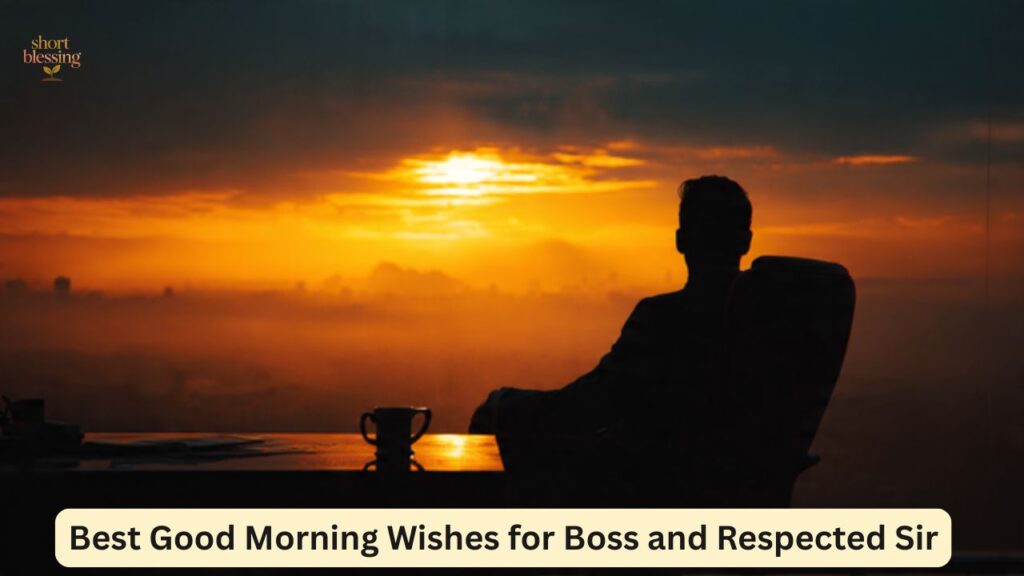 Best Good Morning Wishes for Boss and Respected Sir