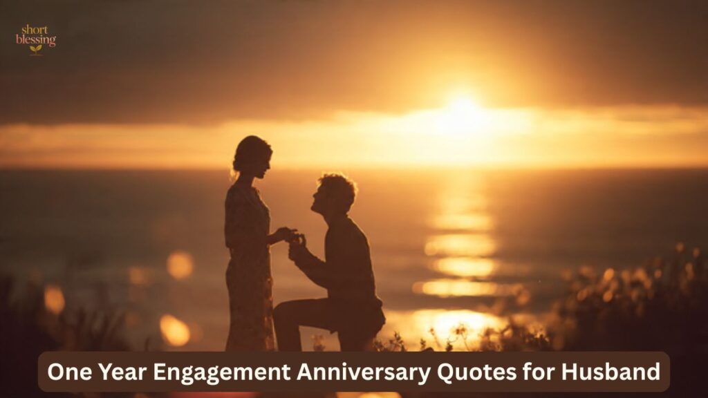 One Year Engagement Anniversary Quotes for Husband