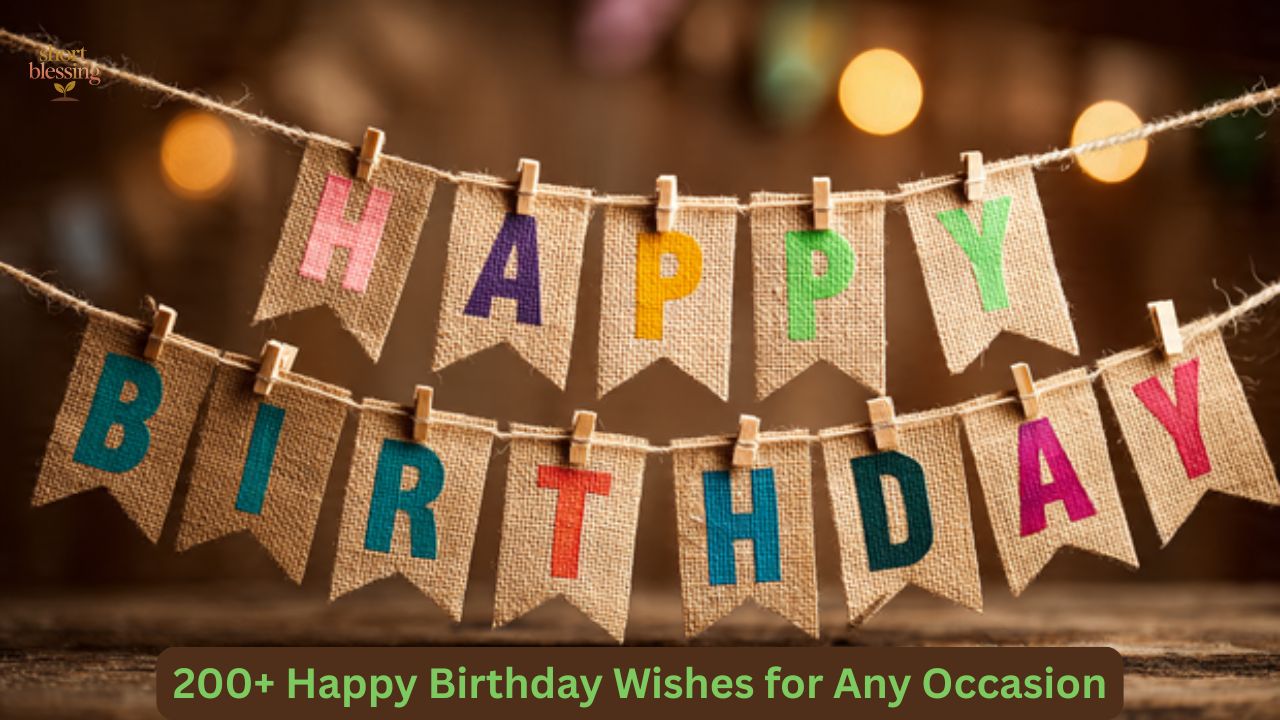 200+ Happy Birthday Wishes for Any Occasion