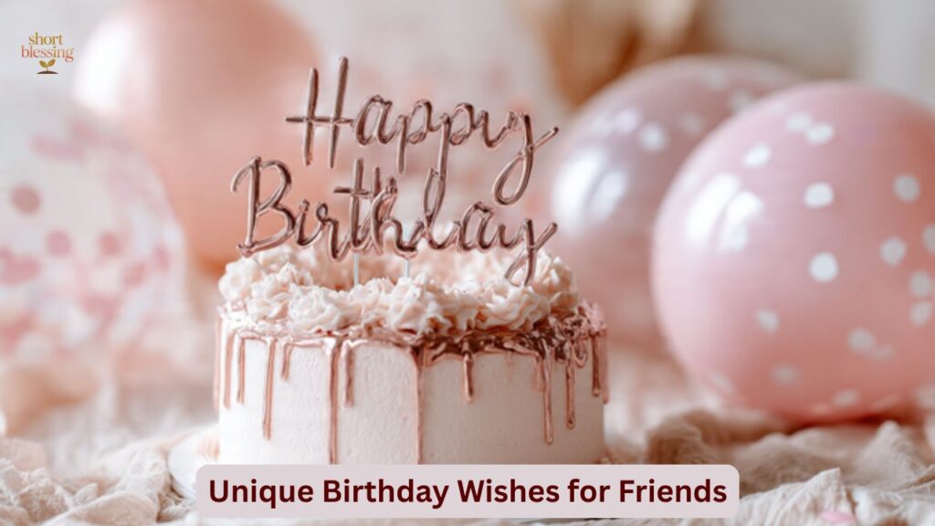 Unique Birthday Wishes for Friends