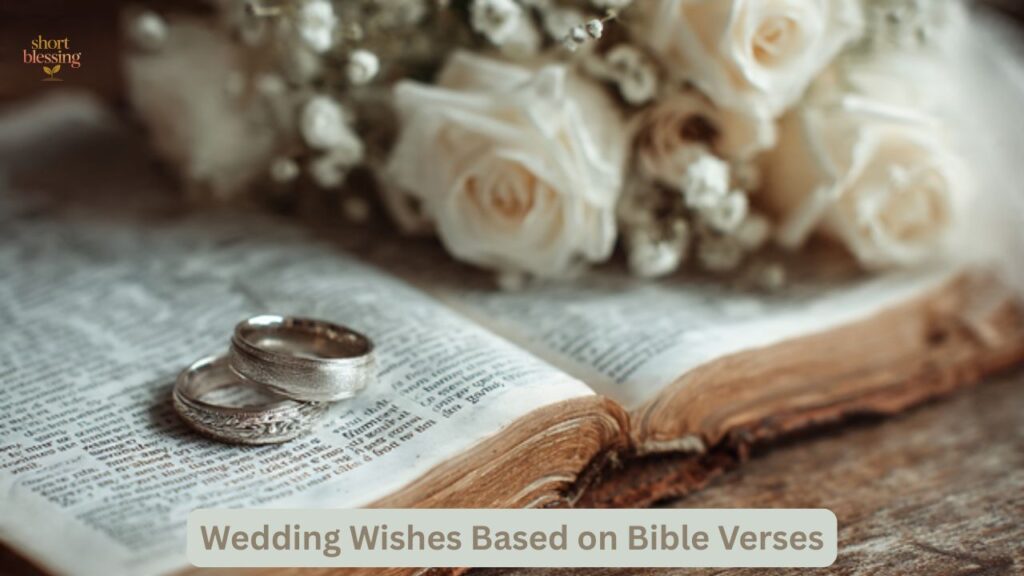 Wedding Wishes Based on Bible Verses