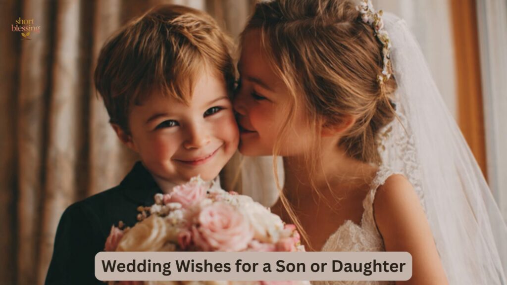 Wedding Wishes for a Son or Daughter
