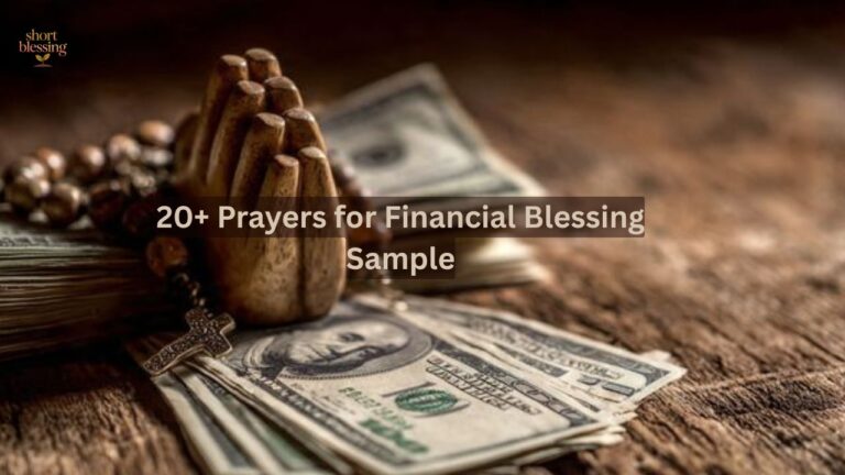 20+ Prayers for Financial Blessing Sample