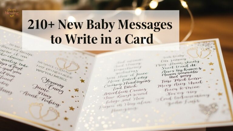 210+ New Baby Messages to Write in a Card