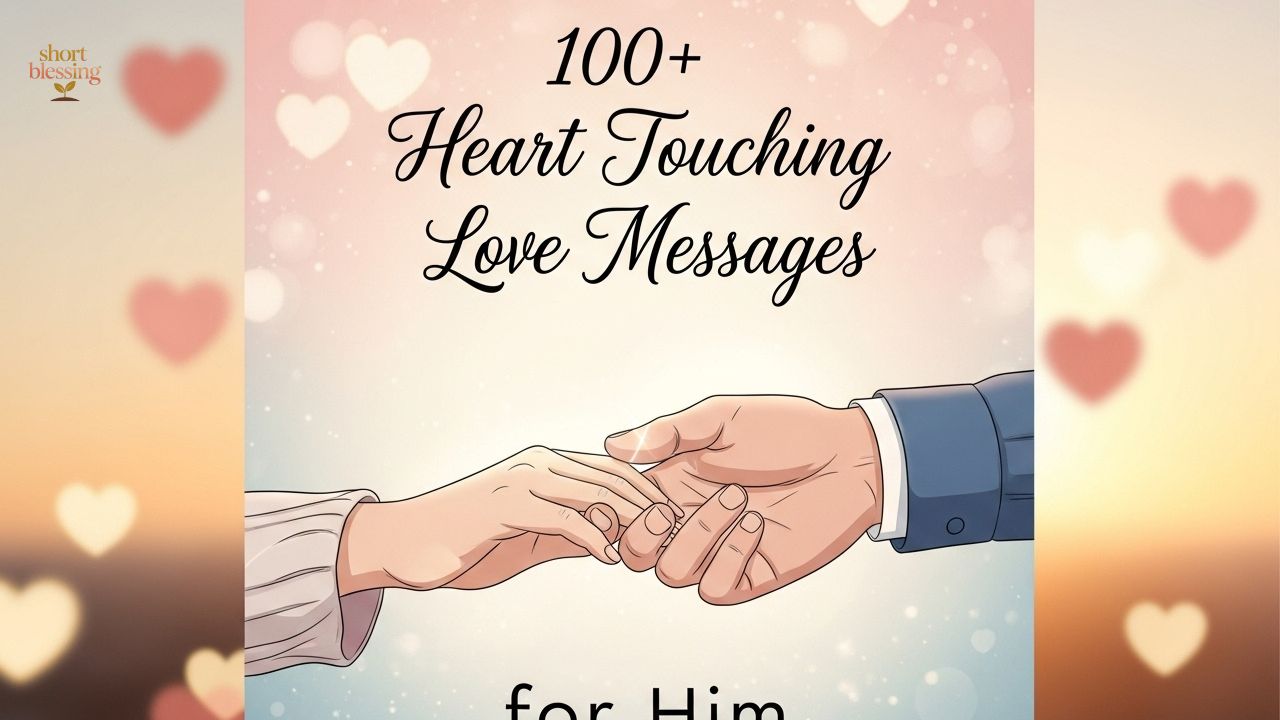 100+ Heart Touching Love Messages for Him (2025)