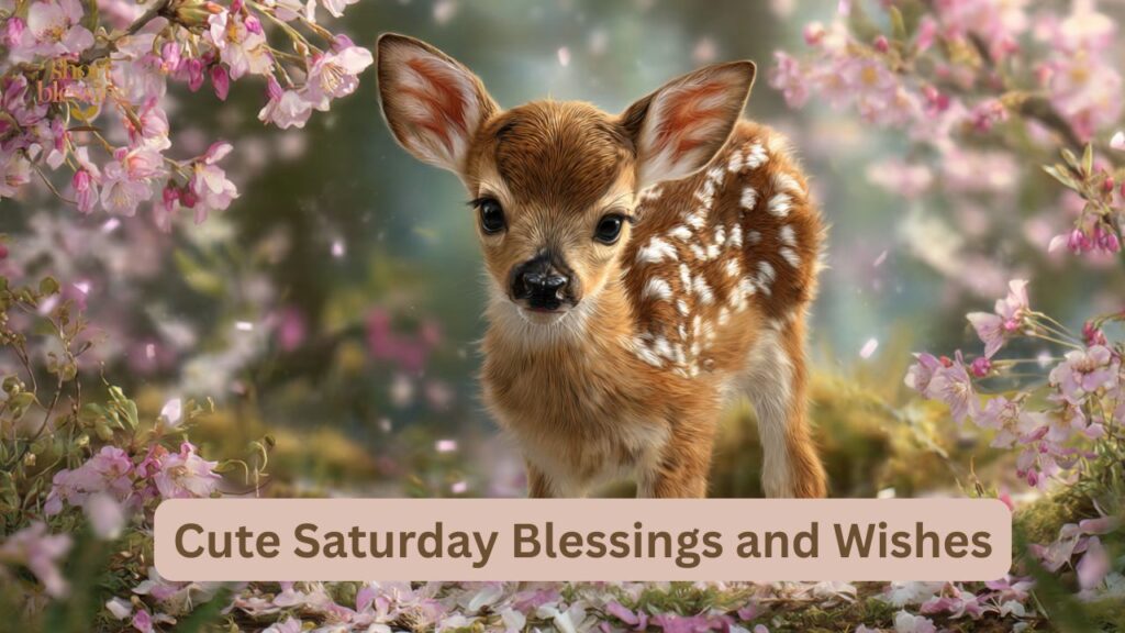 Cute Saturday Blessings and Wishes