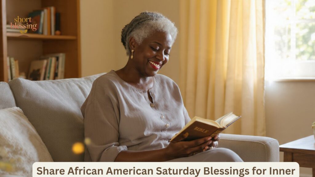 Share African American Saturday Blessings for Inner Strength:
