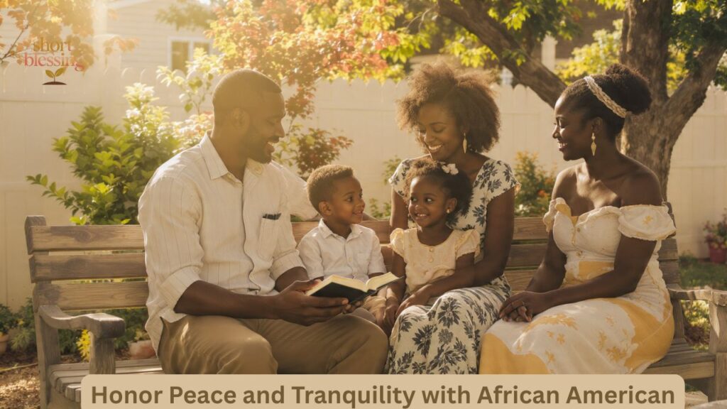 Honor Peace and Tranquility with African American Saturday Blessings 
