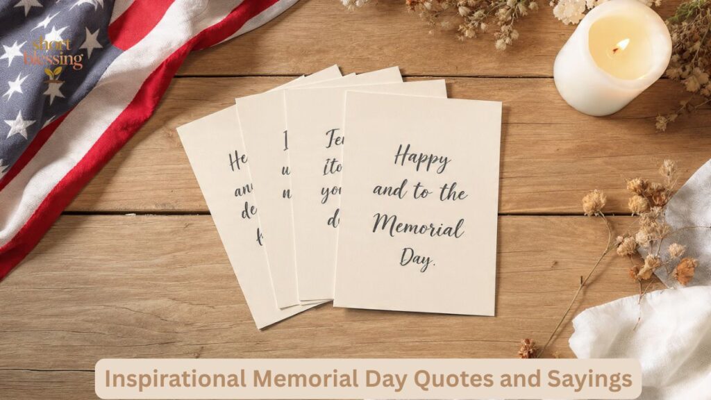 Inspirational Memorial Day Quotes and Sayings