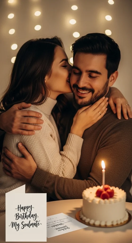 Romantic Soulmate Birthday Wishes for Husband from Wife