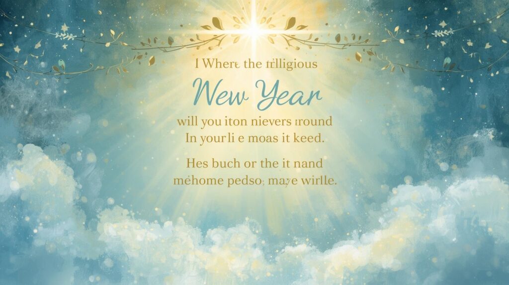 Religious New Year Wishes and Prayers