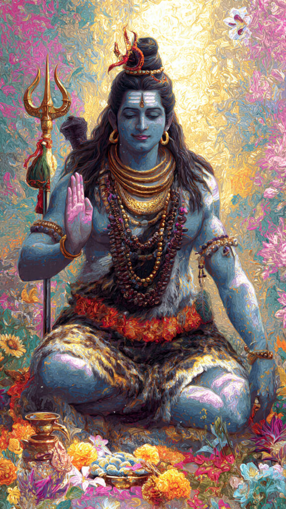 Divine Good Morning Lord Shiva Blessings Images