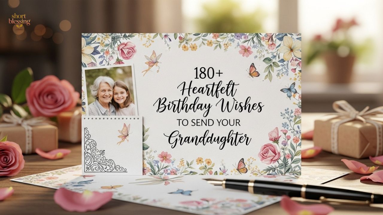 180+ Heartfelt Birthday Wishes to Send Your Granddaughter