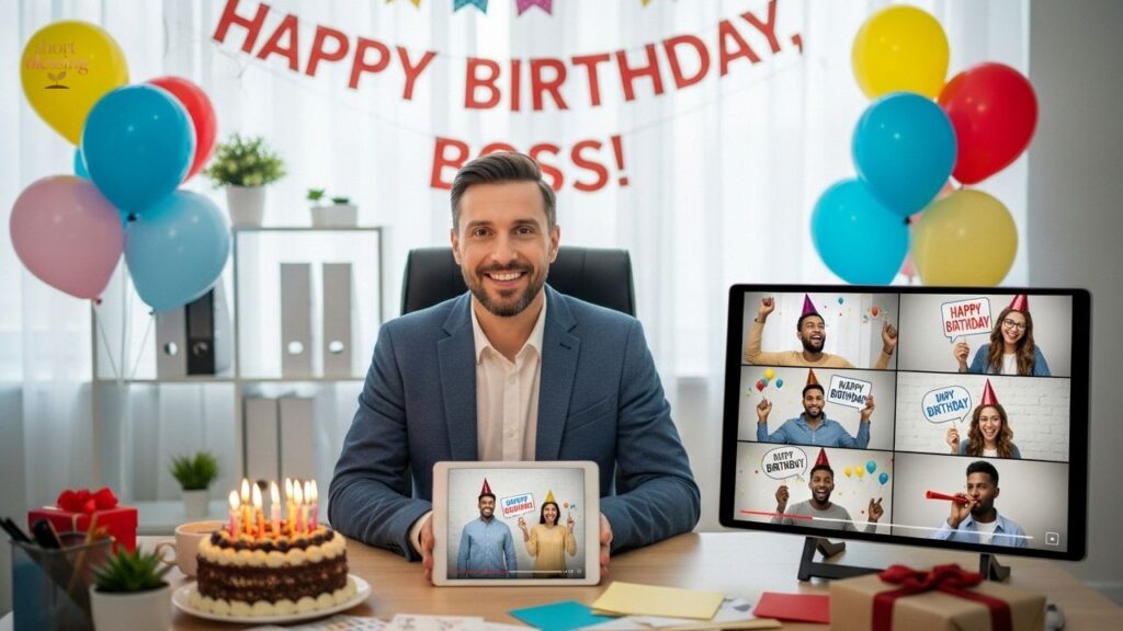 Unique Boss Birthday Wishes for Video Messages