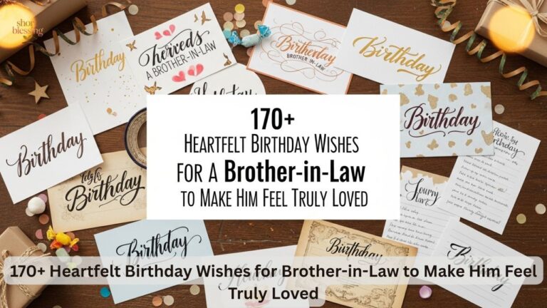 170+ Heartfelt Birthday Wishes for Brother-in-Law to Make Him Feel Truly Loved