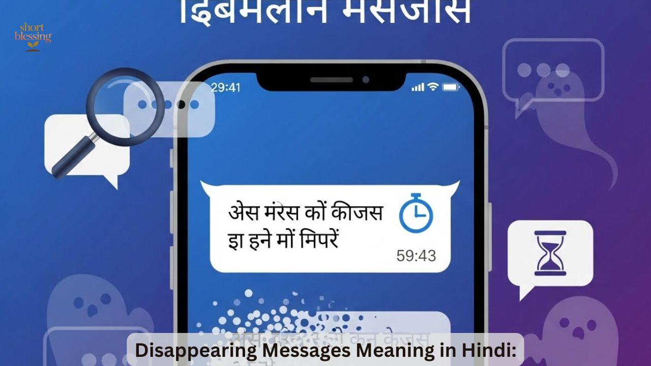 Disappearing Messages Meaning in Hindi: जानें इसका आसान मतलब और पूरा उपयोग