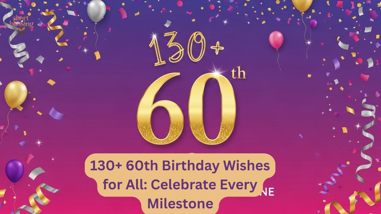 130+ 60th Birthday Wishes for All: Celebrate Every Milestone