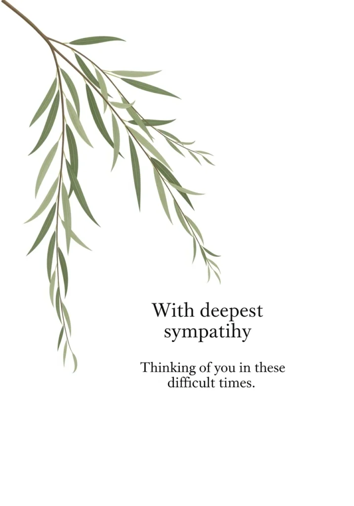 Short Condolence Message