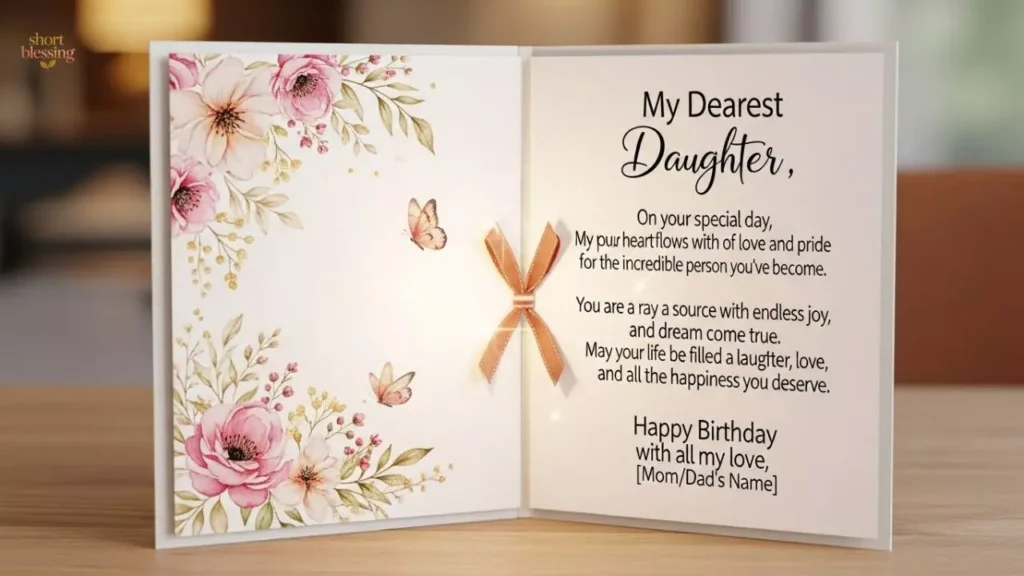 Heartfelt Birthday Messages for My Daughter