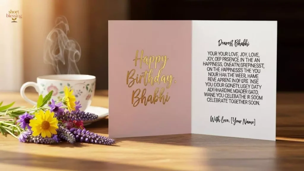 How to Write a Birthday Card Message for Bhabhi