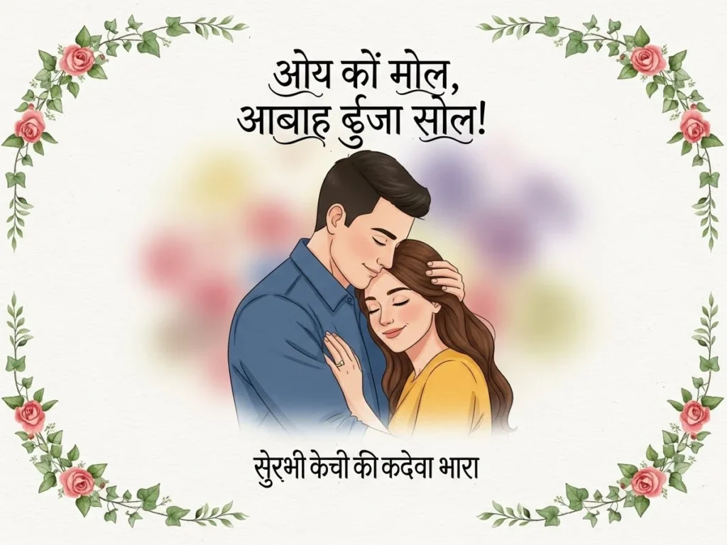 Husband Love / Sweetheart Birthday Wishes in Marathi