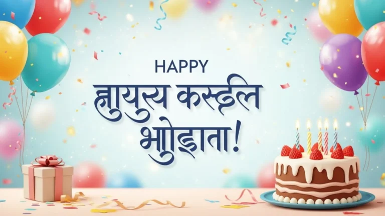 170+ Happy Birthday Wishes in Marathi | Heart Touching, Cute & Special Messages