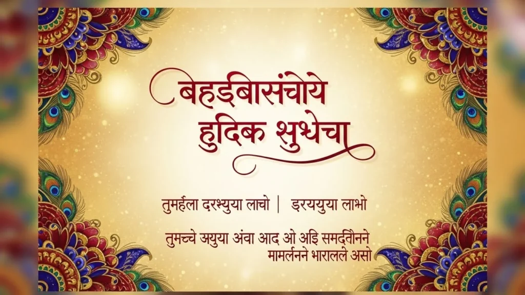 Happy Birthday Wishes in Marathi for Relatives