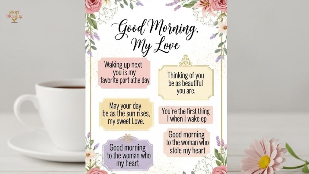 Short Romantic Good Morning Messages for Her